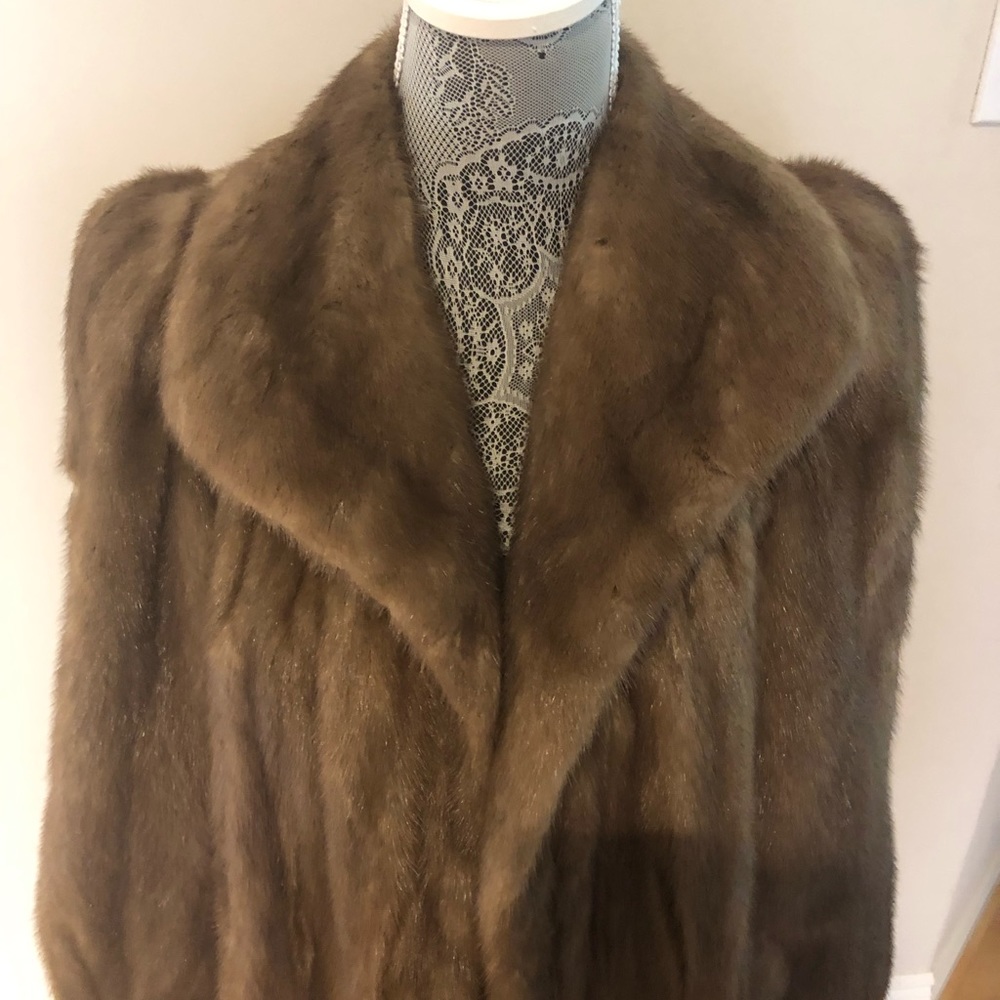 Birger Christensen - Womens Fur Mink Coat. - Picture 6 of 8